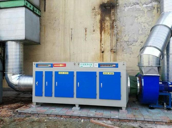 博森环保定制不锈钢光氧废气净化器 uv光解等离子一体机 光氧活性炭